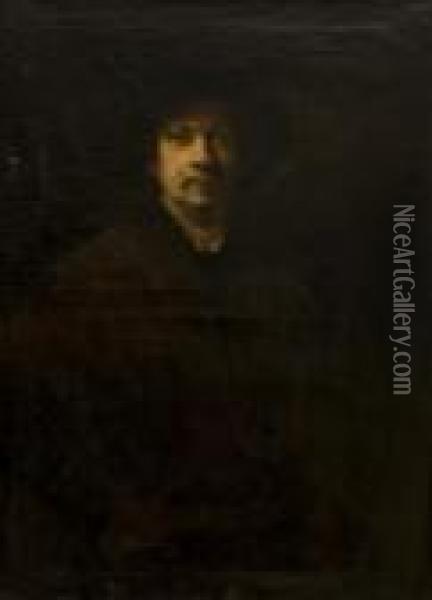 Autoportrait De L'artiste Oil Painting - Rembrandt Van Rijn