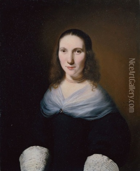 Brustbild Einer Frau Oil Painting - Nicolaes Maes