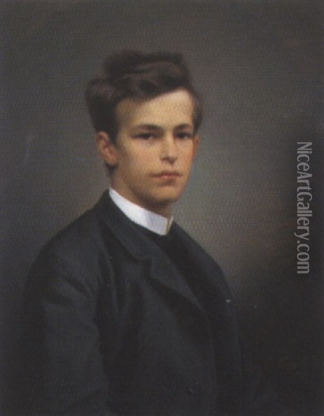 Portrait Wilhelm Wollanchs Oil Painting - Georg Teibler