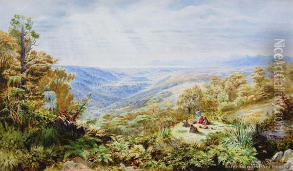 Motupiko Valley, Nelson Oil Painting - John Gully