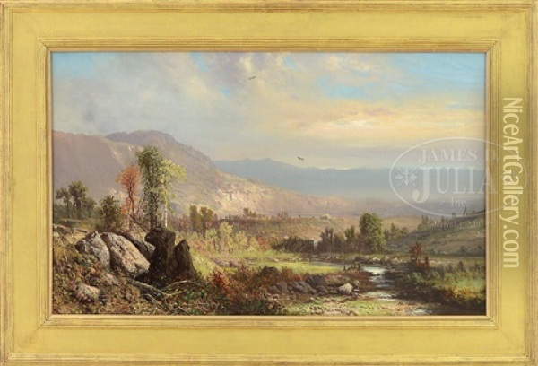 Baxter Mountain Region Of The Adirondack Mountains, New York Oil Painting - John Adams Parker