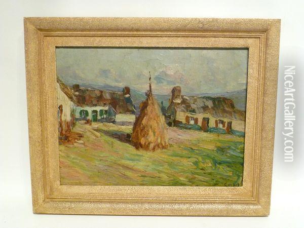 Fermes En Ardenne Oil Painting - Georges Haway