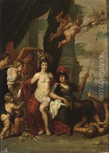 An Allegory Of Peace Oil Painting - Jan Thomas