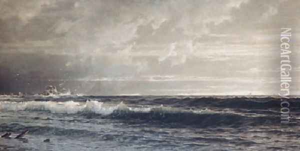 Near Land's End, Cornwall Oil Painting - William Trost Richards