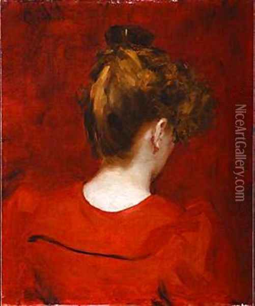 Study of Lilia Oil Painting - Carolus Duran Charles Emile
