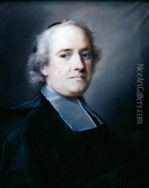 Portrait of the Abbot Dionisio Le Blond, 1729 Oil Painting - Rosalba Carriera