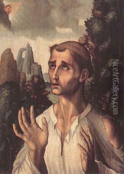 St Stephen Oil Painting - Luis de Morales