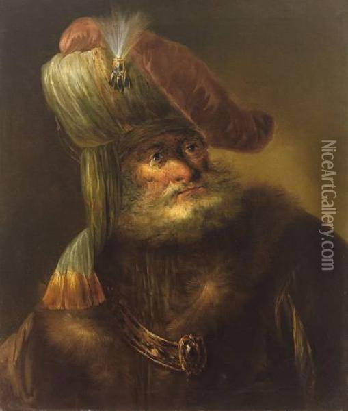 In Der Nachfolge Rembrandts Oil Painting - Rembrandt Van Rijn