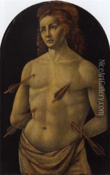 San Sebastiano Oil Painting -  Bartolomeo di Giovanni