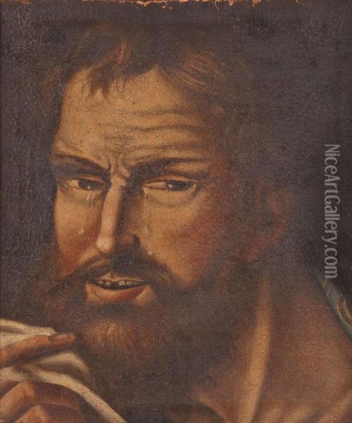 Weinender Judas Oil Painting - Francisco De Zurbaran