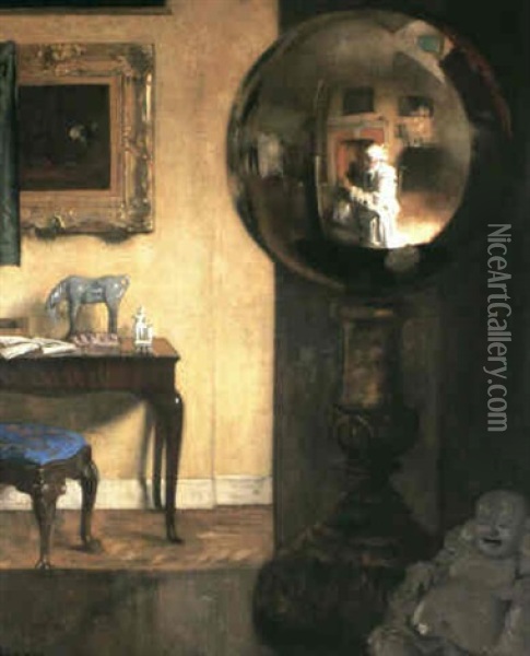 The Reflection Oil Painting - Sir William Orpen