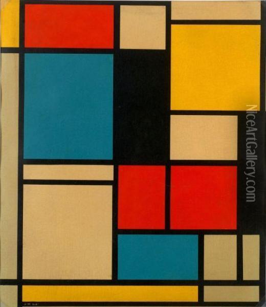 Der Sieg Der Farbe Oil Painting - Piet Mondrian