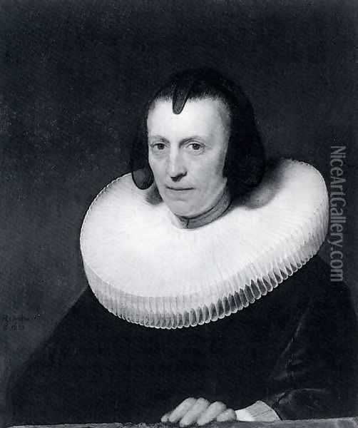 Portrait Of Alijdt Adriaensdr Oil Painting - Rembrandt Van Rijn