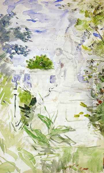 The Tuileries Oil Painting - Berthe Morisot