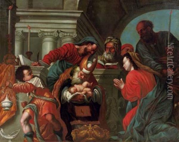 The Circumcision Oil Painting - Paolo Veronese (Caliari)