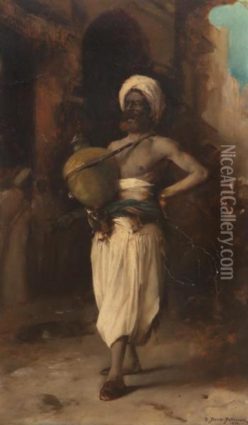 Arab Oil Painting - Etienne Prosper Berne-Bellecour