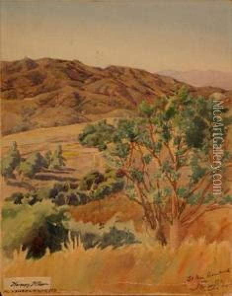 California Hillside Oil Painting - Norman Saint-Clair