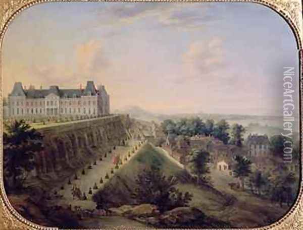 The Chateau de Meudon Oil Painting - Charles Leopold Grevenbroeck