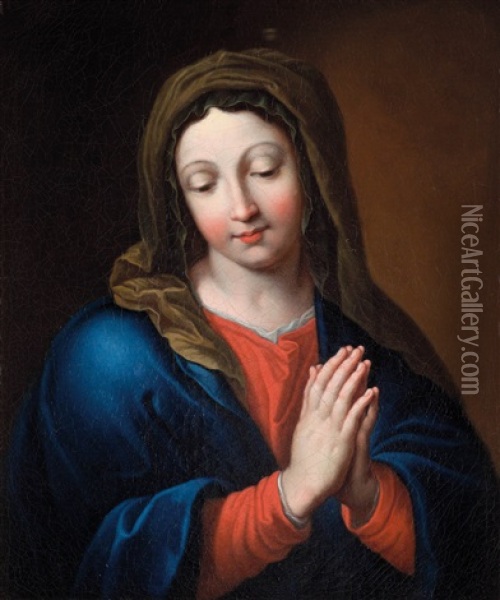 Madonna Oil Painting - Pierre Mignard the Elder