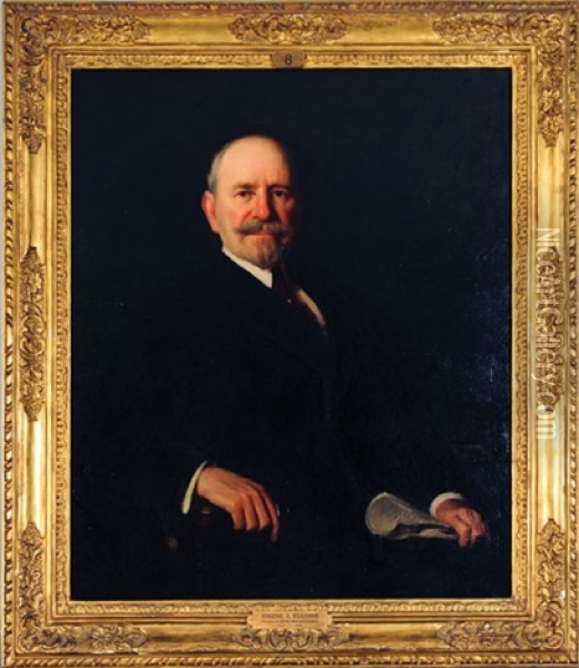 Portrait Of Eugene L. Ellison Oil Painting - Hugh Henry Breckenridge