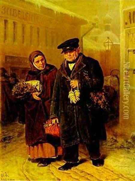 Lent Monday 1866 Oil Painting - Vasily Perov