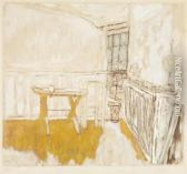 [studio Interior] Oil Painting - Pierre Bonnard