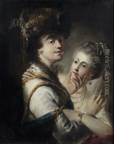 Le Mariage Du Sultan Oil Painting - Matthaeus Loder