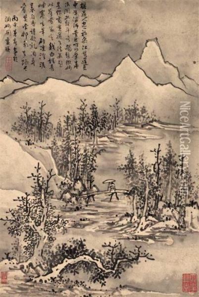 Spring Snow Oil Painting - Lan Ying
