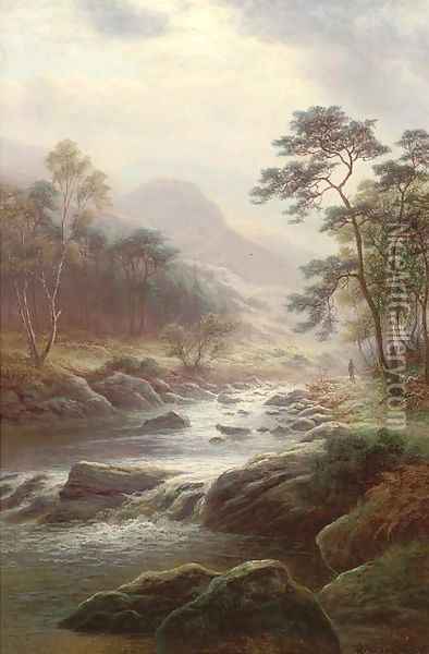 Dovedale, Derbyshire Oil Painting - William Mellor
