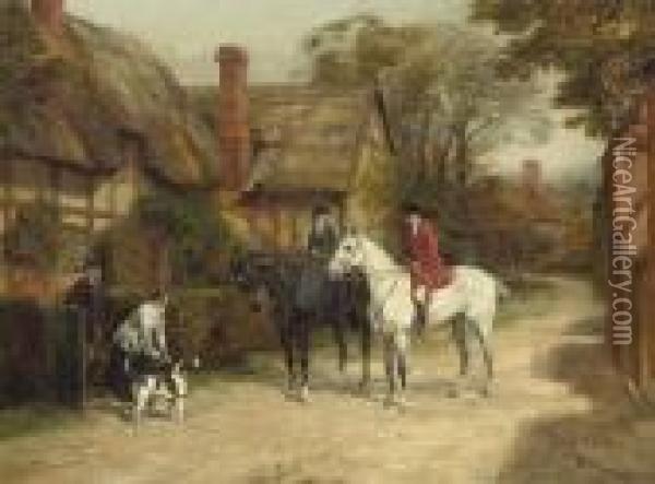 The Morning Ride Oil Painting - Heywood Hardy