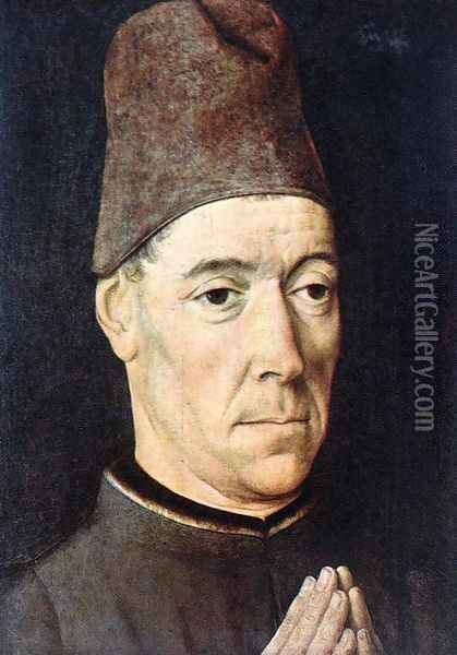 Portrait of a Man 1460-70 Oil Painting - Dieric the Elder Bouts