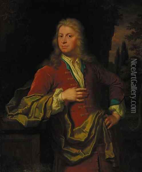 Portrait of a gentleman Oil Painting - Thomas van der Wilt