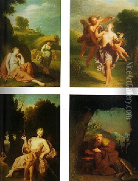 The Seasons Oil Painting - Henri-Antoine de Favanne