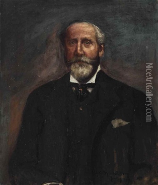 Joseph Gilstrap Branston Oil Painting - William Nicholson