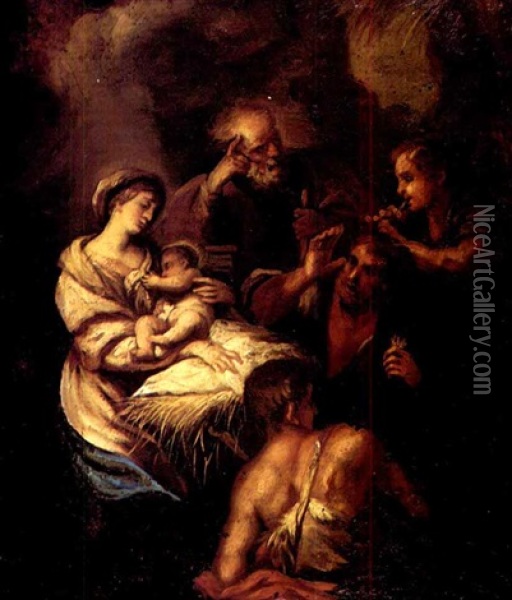 The Adoration Of The Magi Oil Painting -  Parmigianino (Michele da Parma)
