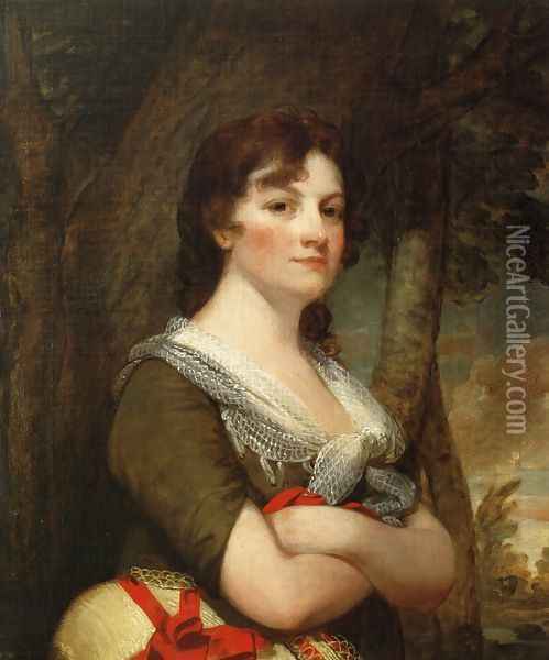Elizabeth Parke Custis Law Oil Painting - Gilbert Stuart