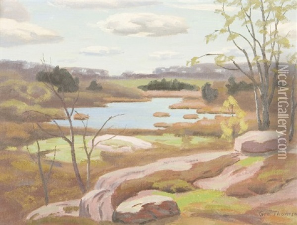 Spring In Muskoka Oil Painting - George Thomson