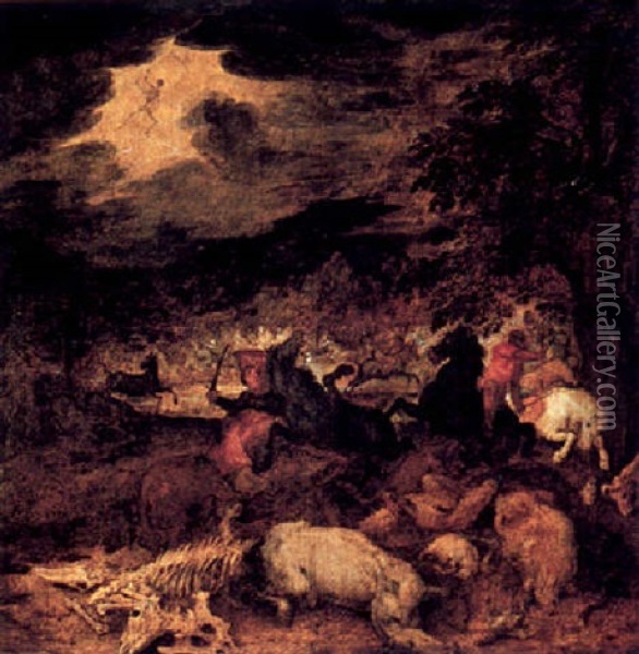 The Triumph Of Death Oil Painting - Jan Brueghel the Elder