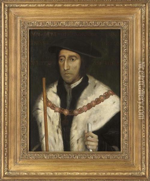 Portrait Of Thomas Howard Oil Painting - Hans Holbein the Younger