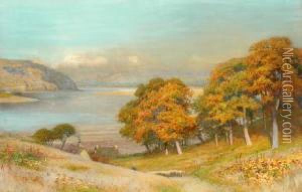 Autumn View Oil Painting - Walter Follen Bishop