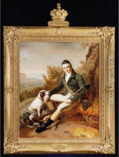 Portrait Of George, 5th Duke Of Gordon (1770-1836) Oil Painting - Ramsay Richard Reinagle