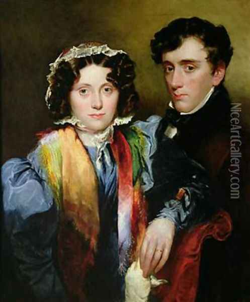 John Gibson Lockhart 1794-1854 Oil Painting - Robert Scott Lauder