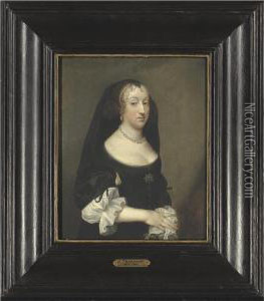 Portrait Of A Lady Oil Painting - Pieter Van Anraadt