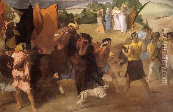 The Daughter of Jephtha Oil Painting - Edgar Degas