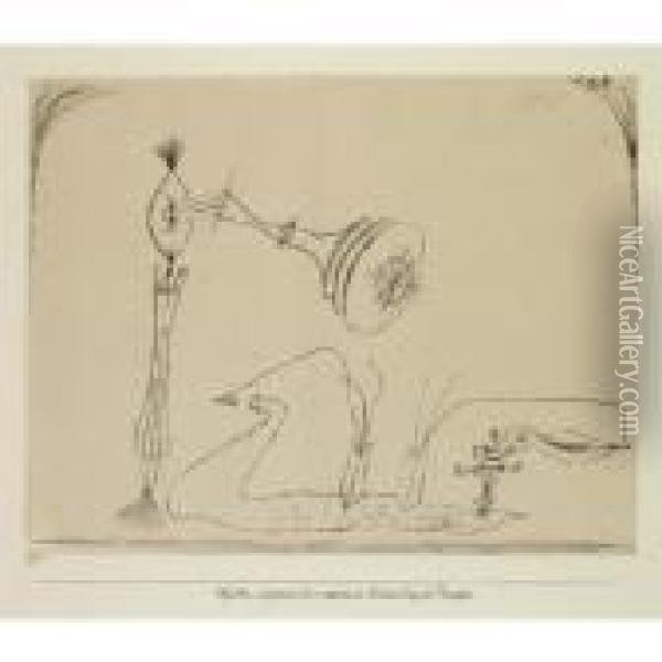 Property From A Private Collection, Australia
 

 
 
 

 
 Apparat Fur Magnetische Behandlung Der Pflanzen (apparatus For The Magnetic Treatment Of Plants) Oil Painting - Paul Klee