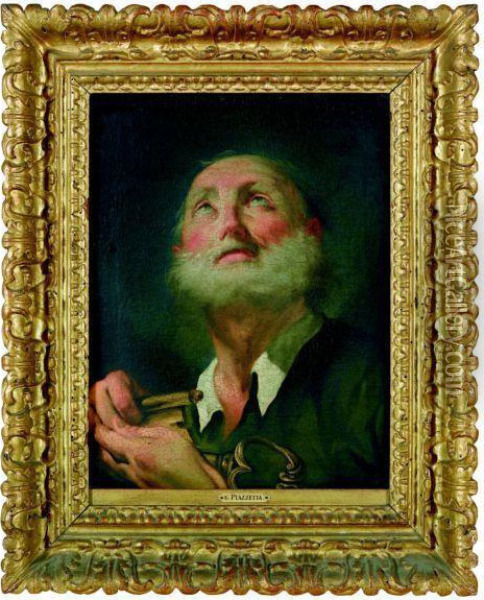 Saint Pierre Oil Painting - Giuseppe Nogari