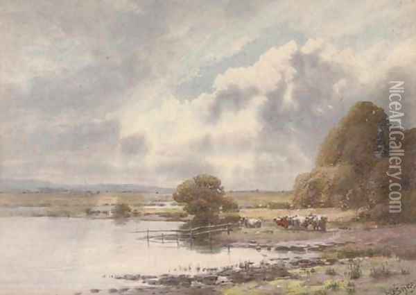 A break in the clouds Oil Painting - Henry Sykes