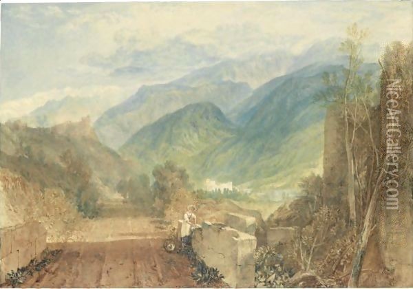 Bonneville, Savoy 2 Oil Painting - Joseph Mallord William Turner