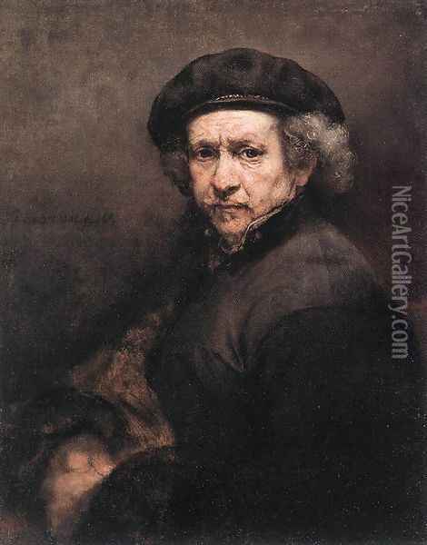 Self-Portrait 1659 Oil Painting - Rembrandt Van Rijn