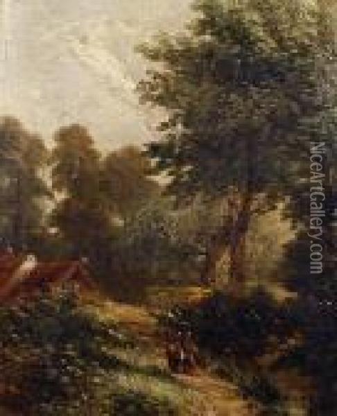 Country Scenes Oil Painting - William Pitt